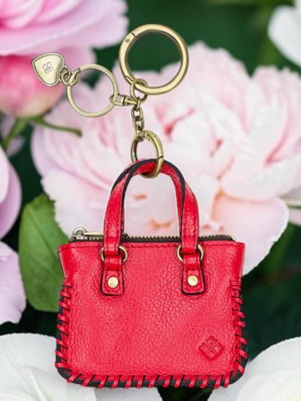 Patricia Nash Micro Brenna leather bag charm